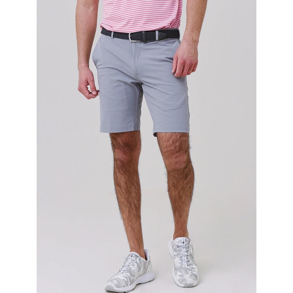 Peter Millar Crown Sport Stealth Performance Shorts Gale Grey